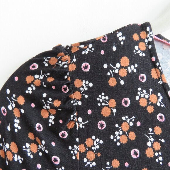 BODEN Crew Neck Jersey Midi Dress in Ditsy Dotty Floral Fall Cottagecore US 4P - Picture 5 of 15